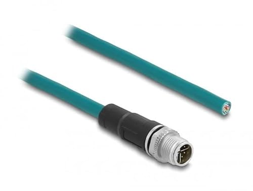 Delock Netzwerkkabel M12 8 Pin X-kodiert zu offenen Kabelenden PVC 5 m Delock Netzwerkkabel M12 8 Pin X-kodiert zu offenen Kabelenden PVC 5 m von DeLOCK