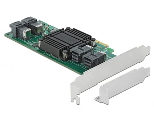 Delock PCIe x8>4xintern SFF-8643 NVMe LP | 90585 von DeLOCK