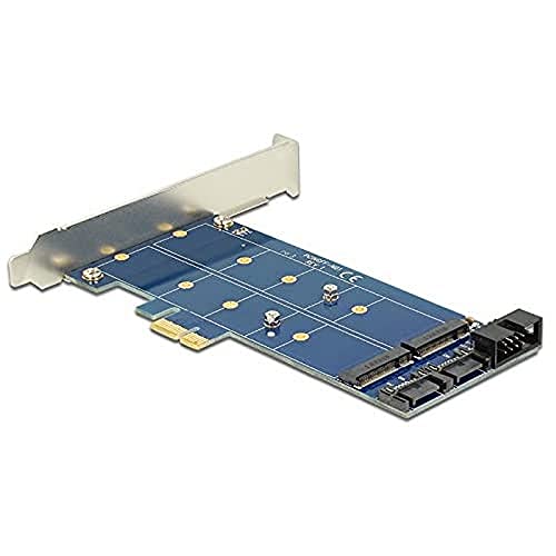 Delock PCIe 2 x M.2 NGFF SATA + USB, 89374 von DeLOCK