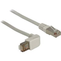 Delock 83524 RJ45 Netzwerkkabel, Patchkabel CAT 6 S/FTP 0.50m Grau 1St. von Delock