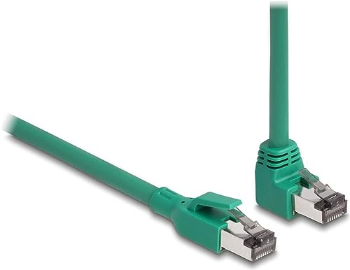 Delock RJ45 Netzwerkkabel PROFINET SF/UTP 90° gewinkelt 5 m grün von DeLOCK