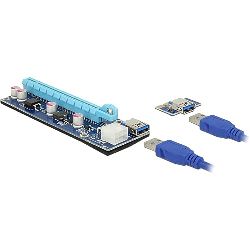 Delock 41426 Riser Karte PCI Express x1 x16 mit 60 cm USB Kabel Delock 41426 Riser Karte PCI Express x1 x16 mit 60 cm USB Kabel von DeLOCK