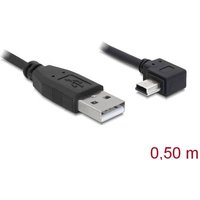 Delock USB-Kabel USB 2.0 USB-A Stecker, USB-Mini-B Stecker 0.50m Schwarz 82680 Delock USB-Kabel USB 2.0 USB-A Stecker, USB-Mini-B Stecker 0.50m Schwarz 82680 von Delock