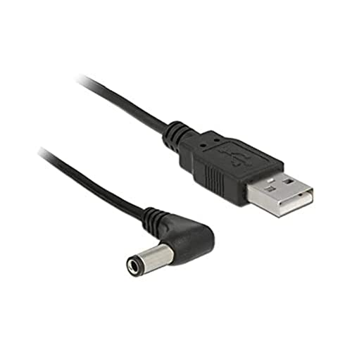 DeLock USB Stromkabel zu DC 5,5 x 2,5 mm Stecker 90 1,5 m von DeLOCK