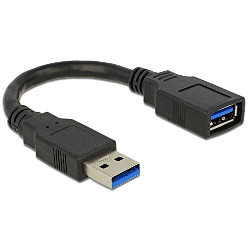 Delock Verlängerungskabel USB 3.0 Stecker an Buchse, 15 cm von DeLOCK