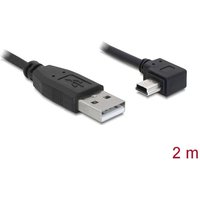 Delock - USB-Kabel usb 2.0 usb-a Stecker, USB-Mini-B Stecker 2.00 m Schwarz 82682 von Delock