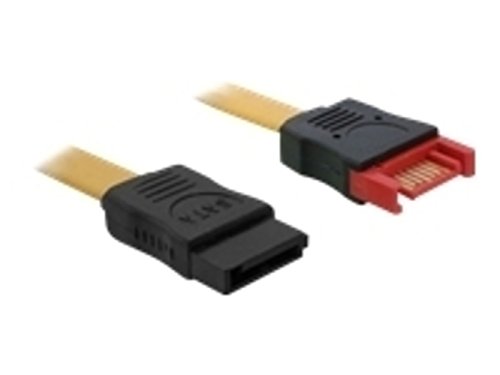 Verlängerungskabel, SATA 6 Gb/s, Stecker an Buchse, 0,3m, Delock® [82855] von DeLOCK