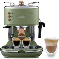 DeLonghi Espressomaschine "Icona Vintage ECOV 311.GR", Siebträger, auch für Kaffeepads geeignet von Delonghi
