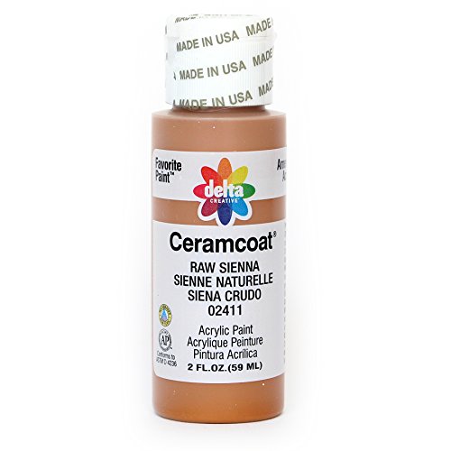 Raw Sienna/Semi-Opaque Ceramcoat Acrylic Paint 2 Ounces 2000-2411 von Delta Creative