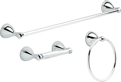 DELTA FAUCET FNDS63-PC Foundations Wall Mounted 3-Piece Bath Accessory Set in Polished Chrome DELTA FAUCET FNDS63-PC Foundations Wall Mounted 3-Piece Bath Accessory Set in Polished Chrome von Delta Faucet