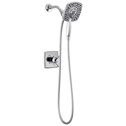 Delta Ashlyn 17 Serie Duschverkleidung mit 2 Strahlarten Touch Clean In2ition 2-in-1 Handbrause mit Schlauch, Chrom T17264-I (Ventil nicht im Lieferumfang enthalten) von Delta Faucet