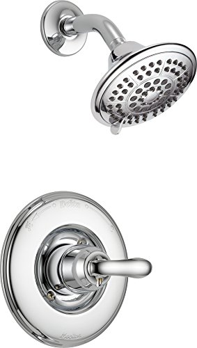 Delta Linden 14 Serie Duschverkleidung mit 5 Strahlen, Touch-Clean Duschkopf, Chrom T14294 (Ventil nicht enthalten) von Delta Faucet