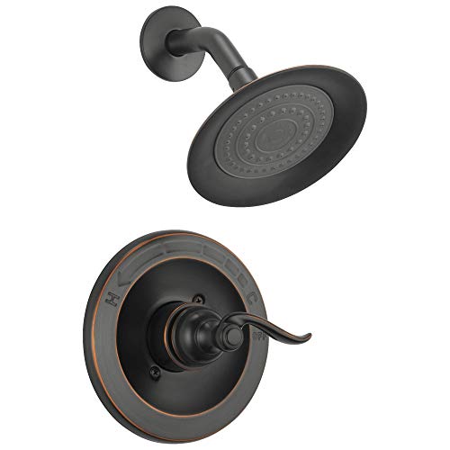 Delta Windemere BT14296-OB Duschverkleidung mit Einzelstrahl-Duschkopf, ölgerieben Bronze (Ventil nicht im Lieferumfang enthalten) von Delta