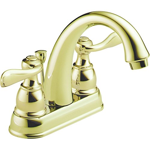 Delta Windemere b2596lf-pb Zwei Centerset Mischbatterie Badezimmer Wasserhahn, Messing poliert von Delta Faucet