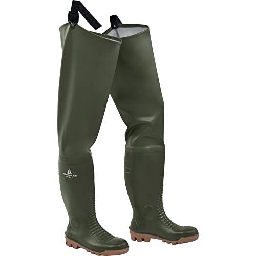 Delta Plus FISH2S5KA41 Fisher2 S5 SRA Sicherheitsstiefel - Rutschfest - Farbe: Khaki-Beige - Größe: 41 von Delta Plus