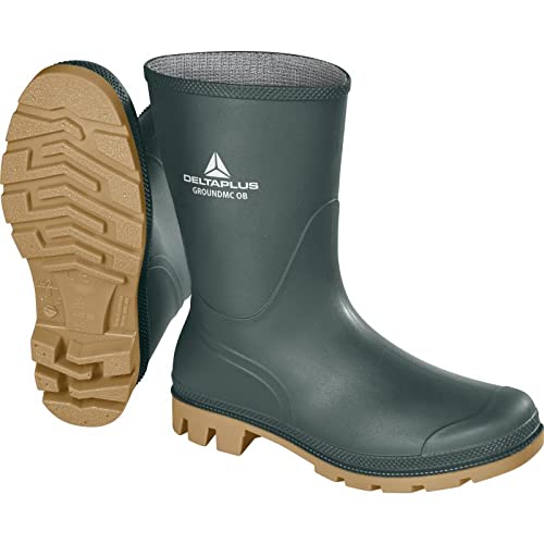 Delta Plus GROMCOBVE39 Groundmc OB SRA Arbeitshalbstiefel - Rutschfest - Farbe: Grün-Beige - Größe: 39 von Delta Plus