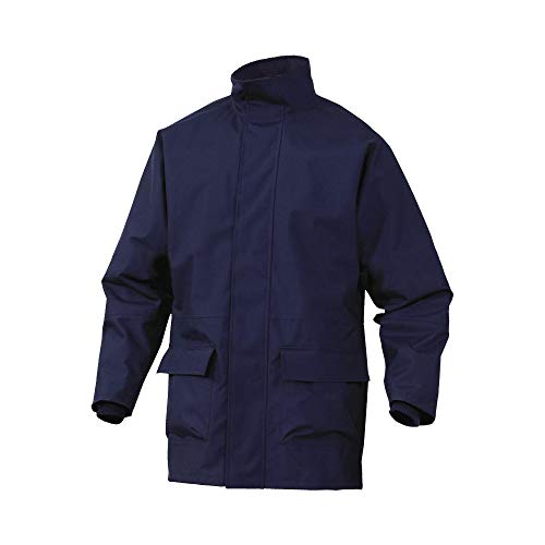 Delta Plus KOMO2BM3X Schützender Parka aus Polyester/Antistatischen Fasern mit Pu-Beschichtet, Marineblau, Größe 3XL von Delta Plus