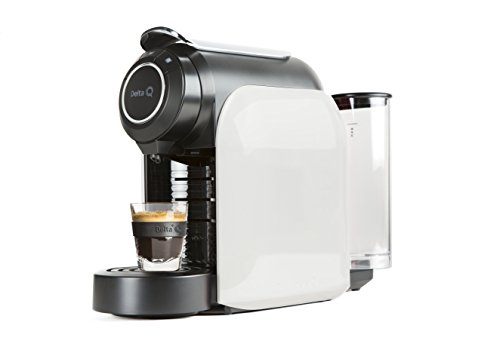 Delta F 012871 Qool Evolution Kaffeeautomat Kapseln weiß 44 x 19,3 x 33 cm von Delta Cafés