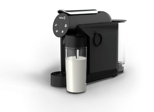 Delta Q MiniMilkQool Schwarz – Kapselkaffeemaschine Milchbehälter, kompakt, vielseitig und minimalistisch, einfach zu bedienen von Delta Q