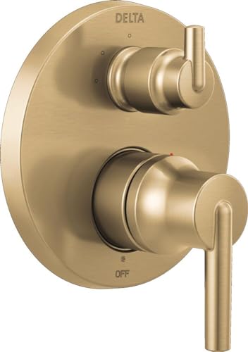 DELTA FAUCET T24859-CZ Contemporary Monitor 14 Series Ventilverkleidung mit 3-fach integrierter Umstellbrause, champagnerbronzefarben DELTA FAUCET T24859-CZ Contemporary Monitor 14 Series Ventilverkleidung mit 3-fach integrierter Umstellbrause, champagnerbronzefarben von DELTA