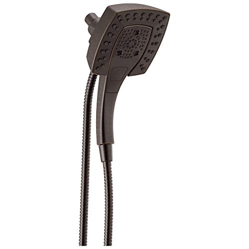 Delta Faucet 5-Spray In2ition 2-in-1 Dual-Handbrause mit Schlauch, magnetische Docking-Handbrause, venezianische Bronze 58474-RB25 von Delta