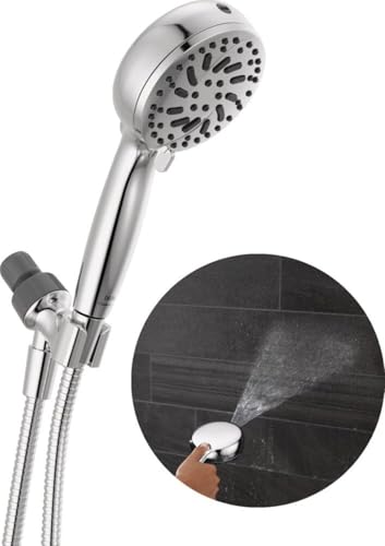 Delta Faucet ProClean Chrom Duschkopf mit Handbrause Duschkopf mit Hochdruckbrause Handbrause 6 Strahlstufen chrom 75740 Delta Faucet ProClean Chrom Duschkopf mit Handbrause Duschkopf mit Hochdruckbrause Handbrause 6 Strahlstufen chrom 75740 von Delta