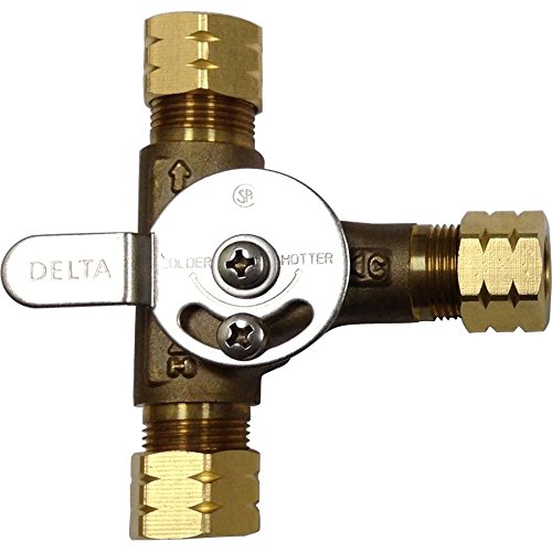 Delta Faucet R2910-MIXLF Mechanische Mischbatterie, Chrom, 2,7 x 6,6 x 6,5 cm von Delta