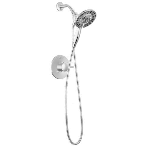 Delta Wasserhahn Albion 14 Serie Einhandbrause Wasserhahn Chrom Duschverkleidung Kit mit 4 Einstellungen In2ition 2-in-1 Dual Handbrause mit Schlauch, Chrom T142855-I (Ventil nicht im Lieferumfang Delta Wasserhahn Albion 14 Serie Einhandbrause Wasserhahn Chrom Duschverkleidung Kit mit 4 Einstellungen In2ition 2-in-1 Dual Handbrause mit Schlauch, Chrom T142855-I (Ventil nicht im Lieferumfang von Delta