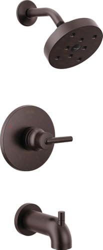 Delta Wasserhahn Trinsic 14 Serie Einzelfunktion Öl eingerieben Bronze Wanne und Dusche Wasserhahn Set, Delta H2Okinetic Duschventil-Verkleidungsset, Duscharmatur-Set, venezianische Bronze T14459-RB Delta Wasserhahn Trinsic 14 Serie Einzelfunktion Öl eingerieben Bronze Wanne und Dusche Wasserhahn Set, Delta H2Okinetic Duschventil-Verkleidungsset, Duscharmatur-Set, venezianische Bronze T14459-RB von DELTA