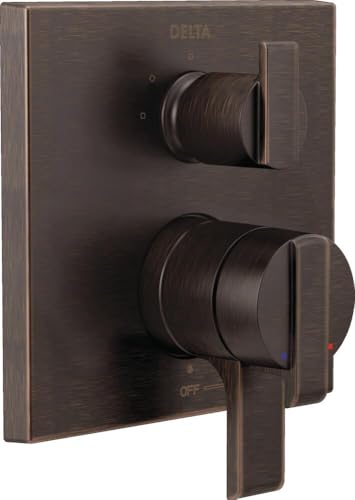 Delta Wasserhahn t27867-rb 3 Ara eckig Serie Modern Monitor 17 Ventil Verzierung mit XO integrierter Umsteller, 3000 venezianischen Bronze Delta Wasserhahn t27867-rb 3 Ara eckig Serie Modern Monitor 17 Ventil Verzierung mit XO integrierter Umsteller, 3000 venezianischen Bronze von DELTA