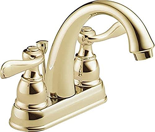 Delta Windemere b2596lf-pb Zwei Centerset Mischbatterie Badezimmer Wasserhahn, Messing poliert von Delta