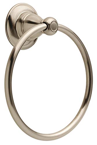 Delta ptr46-bn Porter Bad Hardware Zubehör Handtuch Ring, SpotShield, Nickel gebürstet von Delta