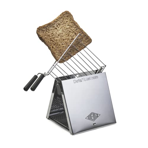 DeltaToast Modell 2: Der Toaster für kleine Küchen. Kompakt, nicht elektrisch, platzsparend, geeignet für Gasherde. von DeltaToast