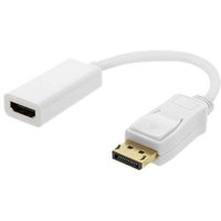 Deltaco displayport ha auf hdmi ho adapter 02 m - wei von Deltaco
