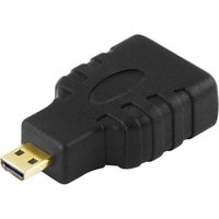 Deltaco hdmi adapter micro hdmi stecker auf buchse schwarz von Deltaco