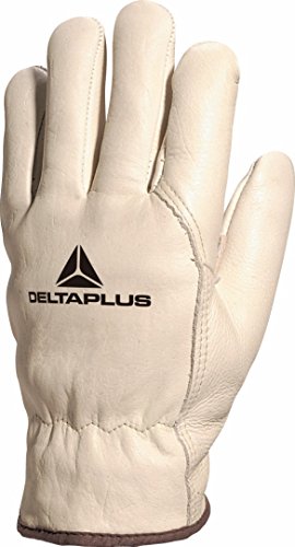 Delta Plus FBF4910 Gefütterter Handschuh Ganz aus Rindsnarbenleder, Beige, 10 von Deltaplus