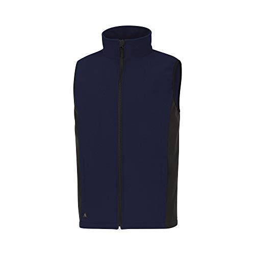 Deltaplus HALDEBMXX Weste Aus Softshell-Polyester, 3-Lagig Laminiert, Marineblau, Größe XXL von Deltaplus