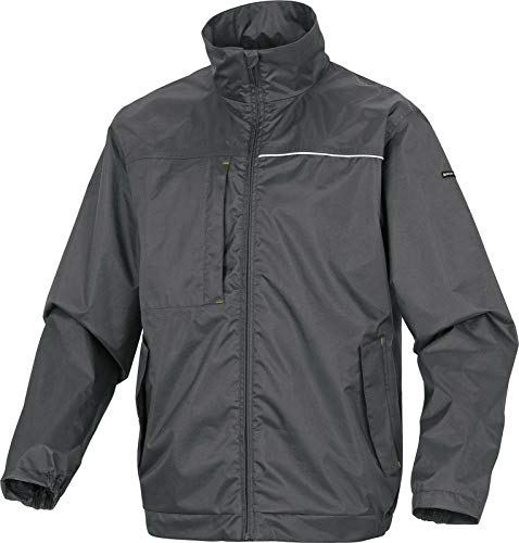 Deltaplus LITEGVGT Blouson Aus Polyester Mit Pvc-Beschichtung, Grau-Grün, Größe L von Deltaplus