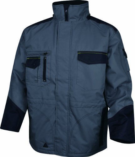 Deltaplus M5PARGNTM Mach Spirit Parka Aus Polyester-Oxford Beschichtet Mit Pu, Grau-Schwarz, Größe M von Deltaplus