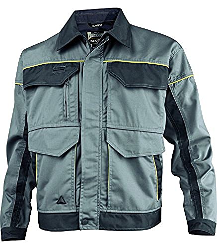 Deltaplus MCVESGRGT Mach2 Corporate Arbeitsjacke Aus Polyester / Baumwolle, Hellgrau-Dunkelgrau, Größe L von Deltaplus