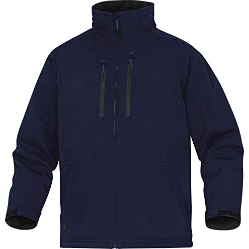 Deltaplus MILT2BMXG Parka Aus Polyester / Elasthan - Wasserdicht Und Winddicht, Marineblau, Größe XL von Deltaplus