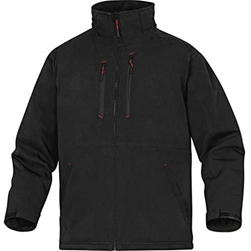 Deltaplus MILT2NO3X Parka Aus Polyester / Elasthan - Wasserdicht Und Winddicht, Schwarz, Größe 3XL von Deltaplus