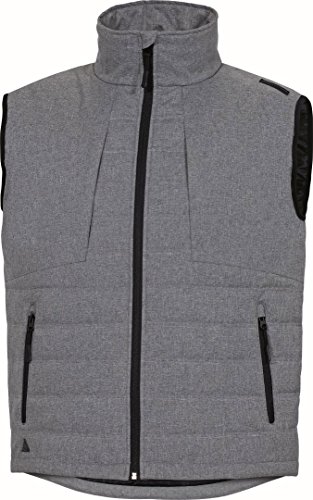 Deltaplus PESARGRXX Steppweste Aus Polyester Mit Pu-Beschichtet - Futter Aus Wattiertem Taft/Polyester, Grau, Größe XXL von Deltaplus