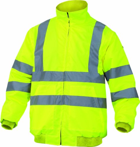 Deltaplus RENHVJATM Signalblouson Aus Polyester Oxford Mit Pu-Beschichtung, Neongelb, Größe M von Deltaplus