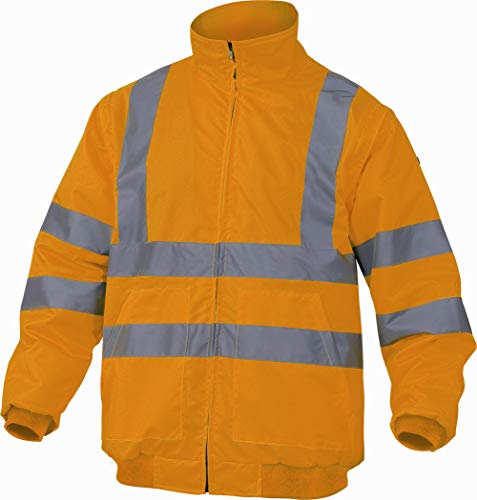 Deltaplus RENHVORGT Signalblouson Aus Polyester Oxford Mit Pu-Beschichtung, Neonorange, Größe L von Deltaplus