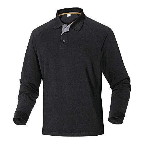 Deltaplus TURINNOPT Poloshirt Aus 100% Baumwolle, Schwarz, Größe S von Deltaplus