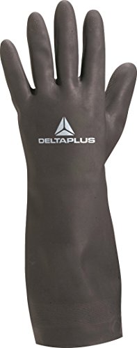 Deltaplus VE470BL07 Handschuh Aus Latex/Nitril, Chloriniert, Blau, Größe 7/8 von Deltaplus