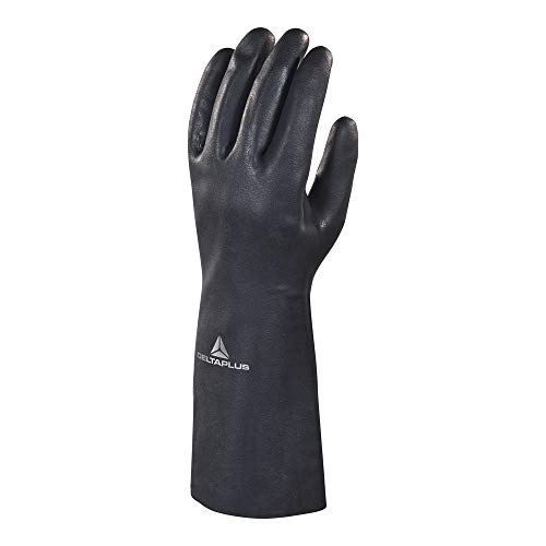 Deltaplus VE511NO10 Neopren-Handschuh - Länge 38 Cm, Schwarz, Größe 10/11 von Deltaplus
