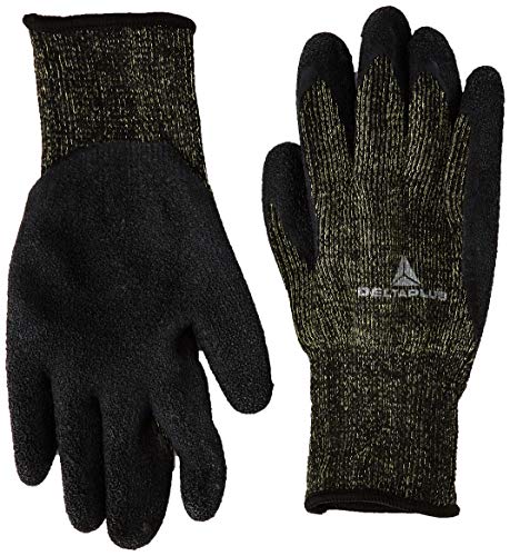 Deltaplus VV731NO09 Strickhandschuh Polycotton/Para-Aramid - Handfläche Mit Latex-Beschichtung, Schwarz, Größe 09 Deltaplus VV731NO09 Strickhandschuh Polycotton/Para-Aramid - Handfläche Mit Latex-Beschichtung, Schwarz, Größe 09 von Deltaplus