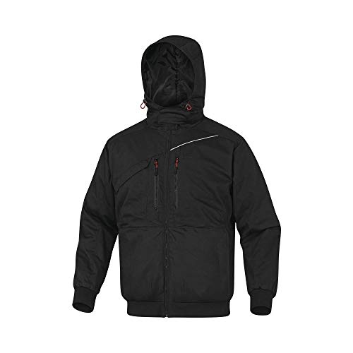 Deltaplus YEMANNR3X Blouson Aus Ripstop Polyester/Baumwolle, Schwarz, Größe 3XL von Deltaplus